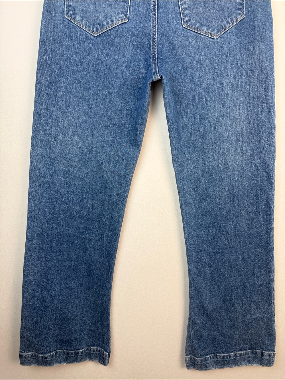 Paige Leenah Wide Leg High Rise Jean Organic Cotton Stretch Size 28 Clean Beauty - Picture 12 of 16